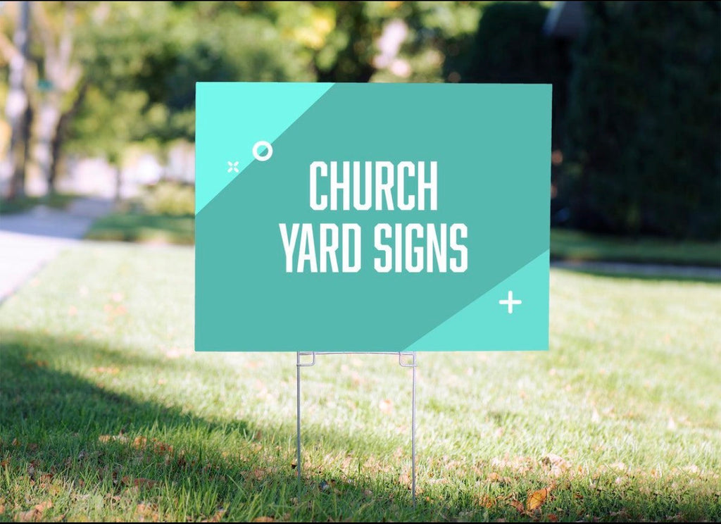 Custom Yard Signs – 19” × 14