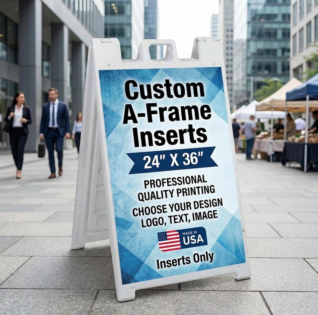 Double-Sided Custom A-Frame Sign