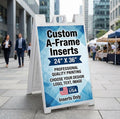 Double-Sided Custom A-Frame Sign