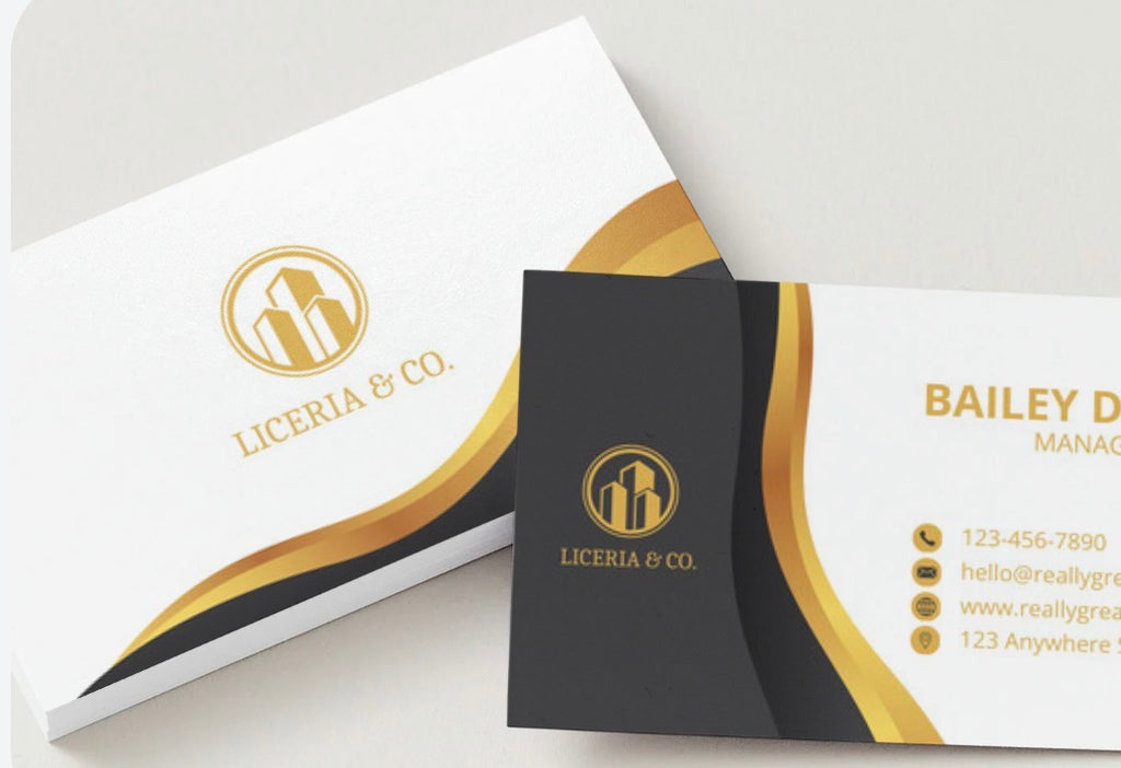 Custom Business Cards – 3.5” × 2