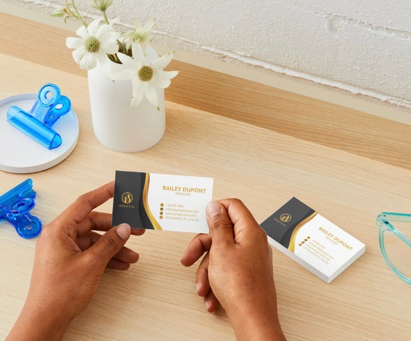 Custom Business Cards – 3.5” × 2