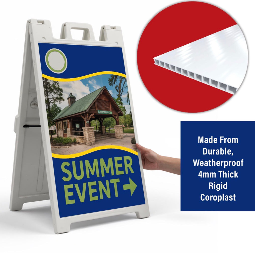Double-Sided Custom A-Frame Sign