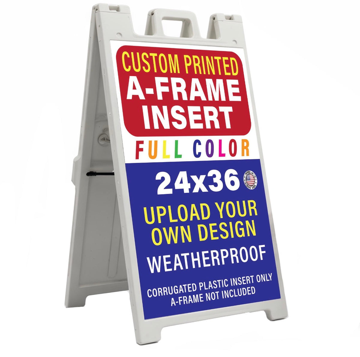 Double-Sided Custom A-Frame Sign