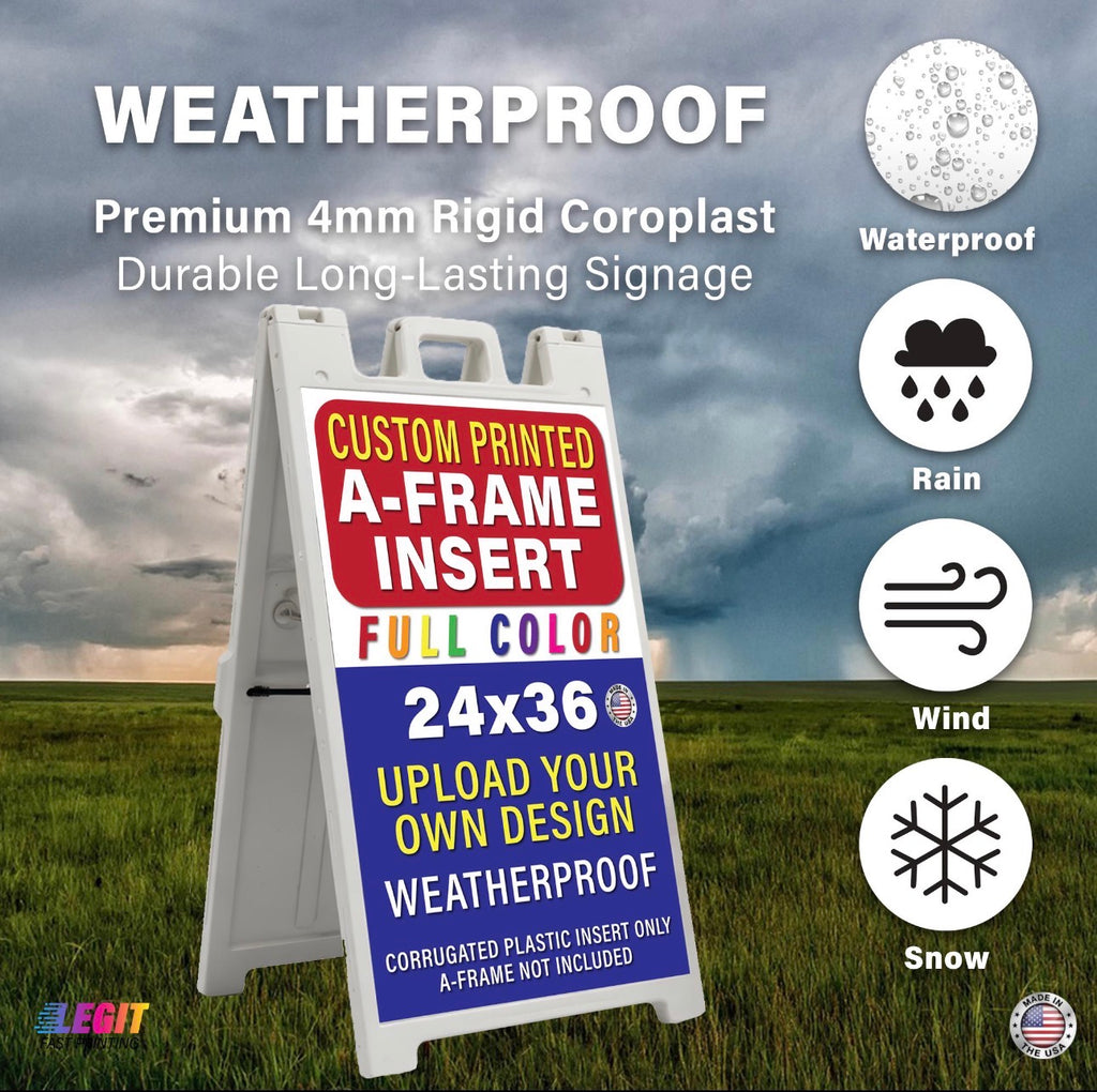 Double-Sided Custom A-Frame Sign