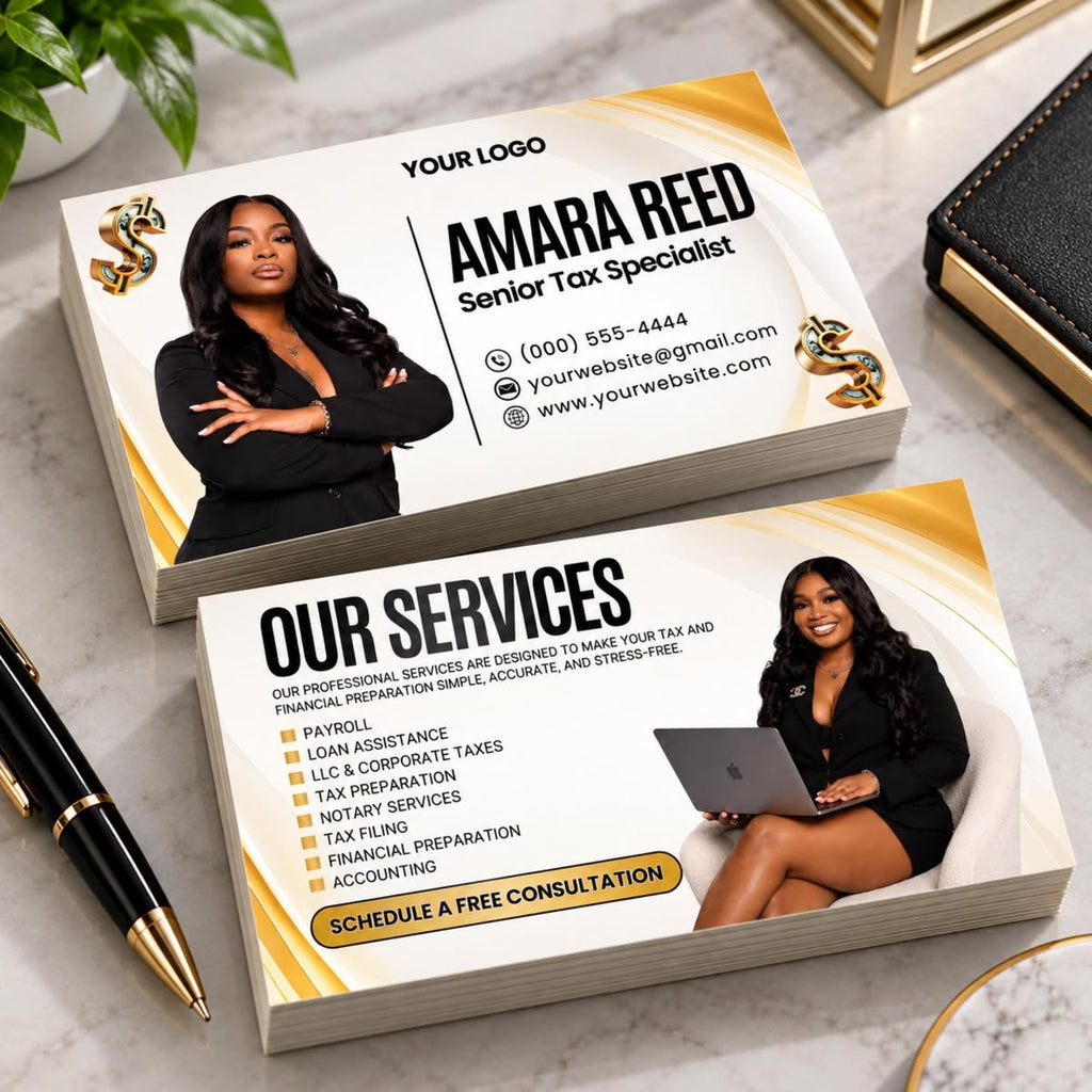 Custom Business Cards – 3.5” × 2